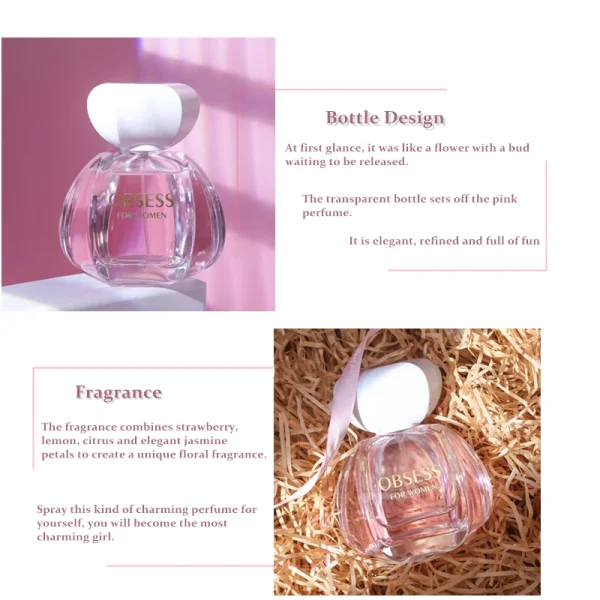 New Bottle Design Sweet Floral Perfume Women in Stock - Image 2